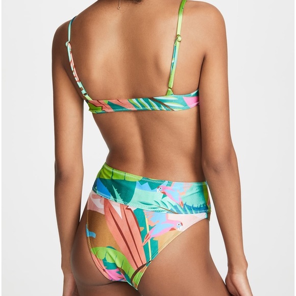 NWT Farm Rio Anthropologie Floral Bikini XS - Picture 4 of 8